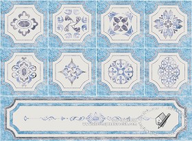 Textures   -   ARCHITECTURE   -   TILES INTERIOR   -   Ornate tiles   -   Geometric patterns  - Ceramic floor tile geometric patterns texture seamless 18898 (seamless)