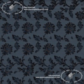 Textures   -   MATERIALS   -   FABRICS   -   Velvet  - Floral velvet fabric texture seamless 19421 (seamless)