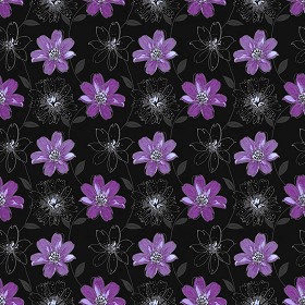 Textures   -   MATERIALS   -   WALLPAPER   -   Floral  - Floral wallpaper texture seamless 11021 (seamless)