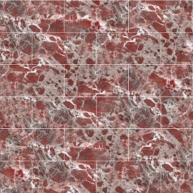 Textures   -   ARCHITECTURE   -   TILES INTERIOR   -   Marble tiles   -   Red  - Levanto red marble floor tile texture seamless 14622 (seamless)