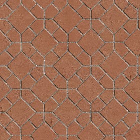 Textures   -   ARCHITECTURE   -   PAVING OUTDOOR   -   Terracotta   -   Blocks mixed  - Paving cotto mixed size texture seamless 06606 (seamless)