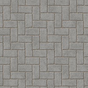Textures   -   ARCHITECTURE   -   PAVING OUTDOOR   -   Pavers stone   -  Herringbone - Stone paving outdoor herringbone texture seamless 06547