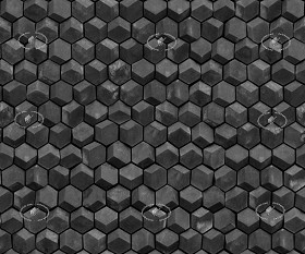 Textures   -   ARCHITECTURE   -   TILES INTERIOR   -   Hexagonal mixed  - Tadao ando tokio jewel box wall tiles texture seamless 21177 - Specular