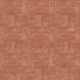 Textures   -   ARCHITECTURE   -   TILES INTERIOR   -  Terracotta tiles - Terracotta handmade tiles texture seamless 16048