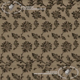 Textures   -   MATERIALS   -   FABRICS   -  Velvet - Floral velvet fabric texture seamless 19422