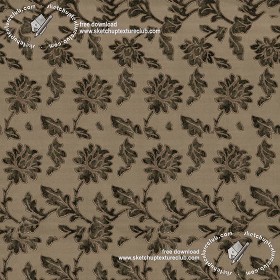 Textures   -   MATERIALS   -   FABRICS   -   Velvet  - Floral velvet fabric texture seamless 19422 (seamless)