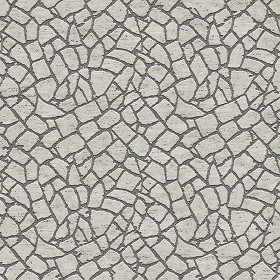 Textures   -   ARCHITECTURE   -   PAVING OUTDOOR   -  Flagstone - Roman travertine paving flagstone texture seamless 05905