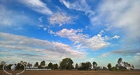 Textures   -   BACKGROUNDS &amp; LANDSCAPES   -   SKY &amp; CLOUDS  - Sky with rural background 17924