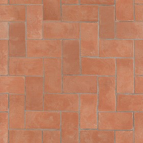 Textures   -   ARCHITECTURE   -   TILES INTERIOR   -   Terracotta tiles  - Terracotta handmade tiles texture seamless 16049 (seamless)