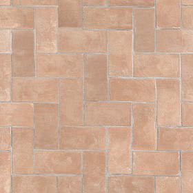 Textures   -   ARCHITECTURE   -   TILES INTERIOR   -   Terracotta tiles  - Terracotta handmade tiles texture seamless 16050 (seamless)