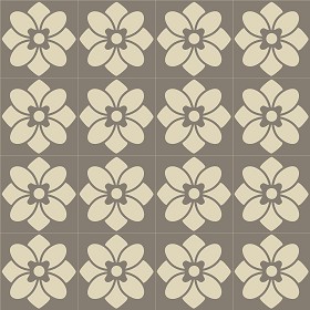 Textures   -   ARCHITECTURE   -   TILES INTERIOR   -   Cement - Encaustic   -  Victorian - Victorian cement floor tile texture seamless 13696