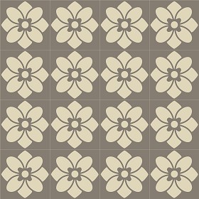 Textures   -   ARCHITECTURE   -   TILES INTERIOR   -   Cement - Encaustic   -   Victorian  - Victorian cement floor tile texture seamless 13696 (seamless)