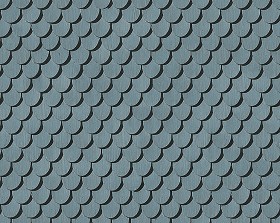 Textures   -   ARCHITECTURE   -   ROOFINGS   -   Shingles wood  - Wood shingle roof texture seamless 03819 (seamless)