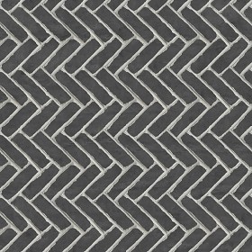 Textures   -   ARCHITECTURE   -   PAVING OUTDOOR   -   Concrete   -   Herringbone  - Concrete paving herringbone outdoor texture seamless 05832 (seamless)