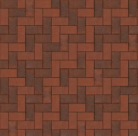 Textures   -   ARCHITECTURE   -   PAVING OUTDOOR   -   Terracotta   -   Herringbone  - Cotto paving herringbone outdoor texture seamless 06768 (seamless)