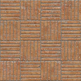 Textures   -   ARCHITECTURE   -   PAVING OUTDOOR   -   Terracotta   -  Blocks regular - Cotto paving outdoor regular blocks texture seamless 06680
