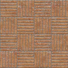 Textures   -   ARCHITECTURE   -   PAVING OUTDOOR   -   Terracotta   -   Blocks regular  - Cotto paving outdoor regular blocks texture seamless 06680 (seamless)