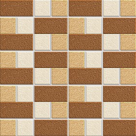 Textures   -   ARCHITECTURE   -   TILES INTERIOR   -   Mosaico   -  Mixed format - Mosaico mixed size tiles texture seamless 15577