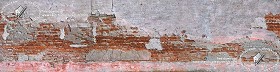 Textures   -   ARCHITECTURE   -   BRICKS   -   Damaged bricks  - Old damaged bricks texture horizontal seamless 18100 (seamless)