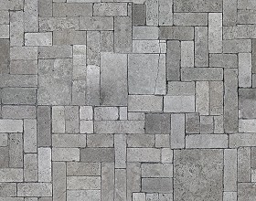 Textures   -   ARCHITECTURE   -   PAVING OUTDOOR   -   Pavers stone   -   Blocks mixed  - Pavers stone mixed size texture seamless 06130 (seamless)