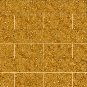 Textures   -   ARCHITECTURE   -   TILES INTERIOR   -   Marble tiles   -   Yellow  - Sicily old yellow marble floor tile texture seamless 14936 (seamless)