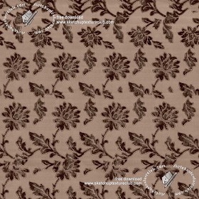 Textures   -   MATERIALS   -   FABRICS   -  Velvet - Floral velvet fabric texture seamless 19425