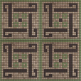 Textures   -   ARCHITECTURE   -   TILES INTERIOR   -   Mosaico   -   Classic format   -   Patterned  - Mosaico patterned tiles texture seamless 15069 (seamless)