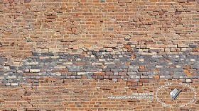 Textures   -   ARCHITECTURE   -   BRICKS   -  Damaged bricks - Old damaged bricks texture seamless 18107