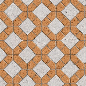 Textures   -   ARCHITECTURE   -   PAVING OUTDOOR   -   Terracotta   -   Blocks mixed  - Paving cotto mixed size texture seamless 06610 (seamless)