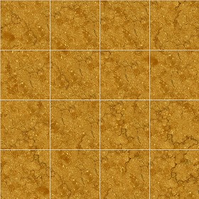 Textures   -   ARCHITECTURE   -   TILES INTERIOR   -   Marble tiles   -  Yellow - Sicily old yellow marble floor tile texture seamless 14937