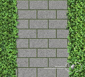 Textures   -   ARCHITECTURE   -   PAVING OUTDOOR   -  Parks Paving - Stone park paving texture seamless 18798