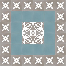 Textures   -   ARCHITECTURE   -   TILES INTERIOR   -   Cement - Encaustic   -   Encaustic  - Traditional encaustic cement ornate tile texture seamless 13478 (seamless)