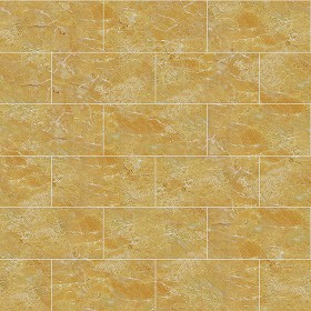 Textures   -   ARCHITECTURE   -   TILES INTERIOR   -   Marble tiles   -   Yellow  - Breccia yellow marble floor tile texture seamless 14938 (seamless)