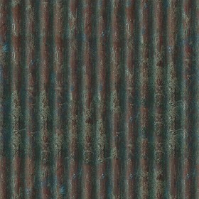 Textures   -   MATERIALS   -   METALS   -  Corrugated - Dirty corrugated metal texture seamless 09962