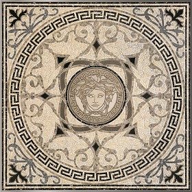 Textures   -   ARCHITECTURE   -   TILES INTERIOR   -   Ornate tiles   -  Ancient Rome - Mosaic ancient rome floor tile texture seamless 16408