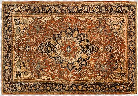 Textures   -   MATERIALS   -   RUGS   -  Persian &amp; Oriental rugs - Old cut out persian rug texture 20157