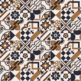 Textures   -   ARCHITECTURE   -   TILES INTERIOR   -   Ornate tiles   -  Patchwork - Patchwork tile texture seamless 16815