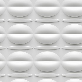 Textures   -   ARCHITECTURE   -   DECORATIVE PANELS   -   3D Wall panels   -  White panels - White interior 3D wall panel texture seamless 02972