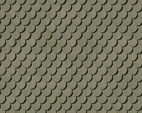 Textures   -   ARCHITECTURE   -   ROOFINGS   -  Shingles wood - Wood shingle roof texture seamless 03822