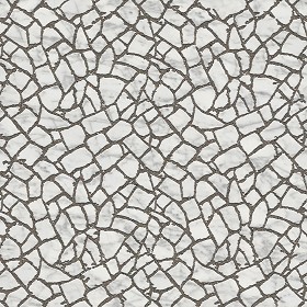 Textures   -   ARCHITECTURE   -   PAVING OUTDOOR   -   Flagstone  - Carrara marble paving flagstone texture seamless 05910 (seamless)