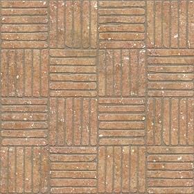 Textures   -   ARCHITECTURE   -   PAVING OUTDOOR   -   Terracotta   -   Blocks regular  - Cotto paving outdoor regular blocks texture seamless 06683 (seamless)