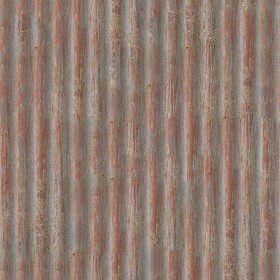 Textures   -   MATERIALS   -   METALS   -  Corrugated - Dirty corrugated metal texture seamless 09963