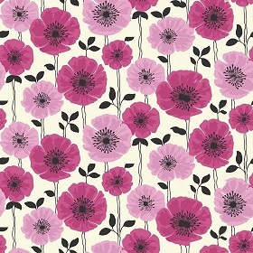 Textures   -   MATERIALS   -   WALLPAPER   -   Floral  - Floral wallpaper texture seamless 11026 (seamless)