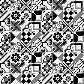 Textures   -   ARCHITECTURE   -   TILES INTERIOR   -   Ornate tiles   -   Patchwork  - Patchwork tile texture seamless 16816 (seamless)