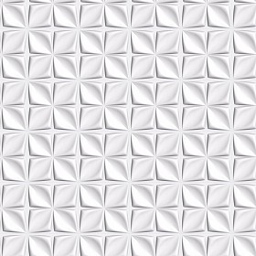 Textures   -   ARCHITECTURE   -   DECORATIVE PANELS   -   3D Wall panels   -  White panels - White interior 3D wall panel texture seamless 02973