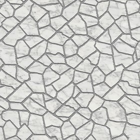 Textures   -   ARCHITECTURE   -   PAVING OUTDOOR   -   Flagstone  - Carrara marble paving flagstone texture seamless 05911 (seamless)