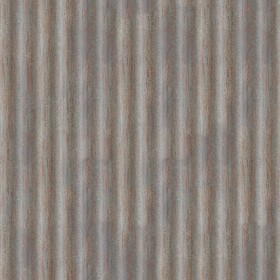 Textures   -   MATERIALS   -   METALS   -  Corrugated - Dirty corrugated metal texture seamless 09964