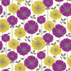 Textures   -   MATERIALS   -   WALLPAPER   -  Floral - Floral wallpaper texture seamless 11027