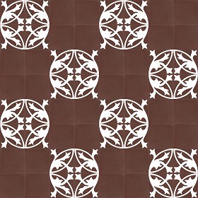 Textures   -   ARCHITECTURE   -   TILES INTERIOR   -   Cement - Encaustic   -   Encaustic  - Traditional encaustic cement ornate tile texture seamless 13481 (seamless)