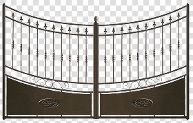 Textures   -   ARCHITECTURE   -   BUILDINGS   -   Gates  - Cut out metal entrance gate 18613